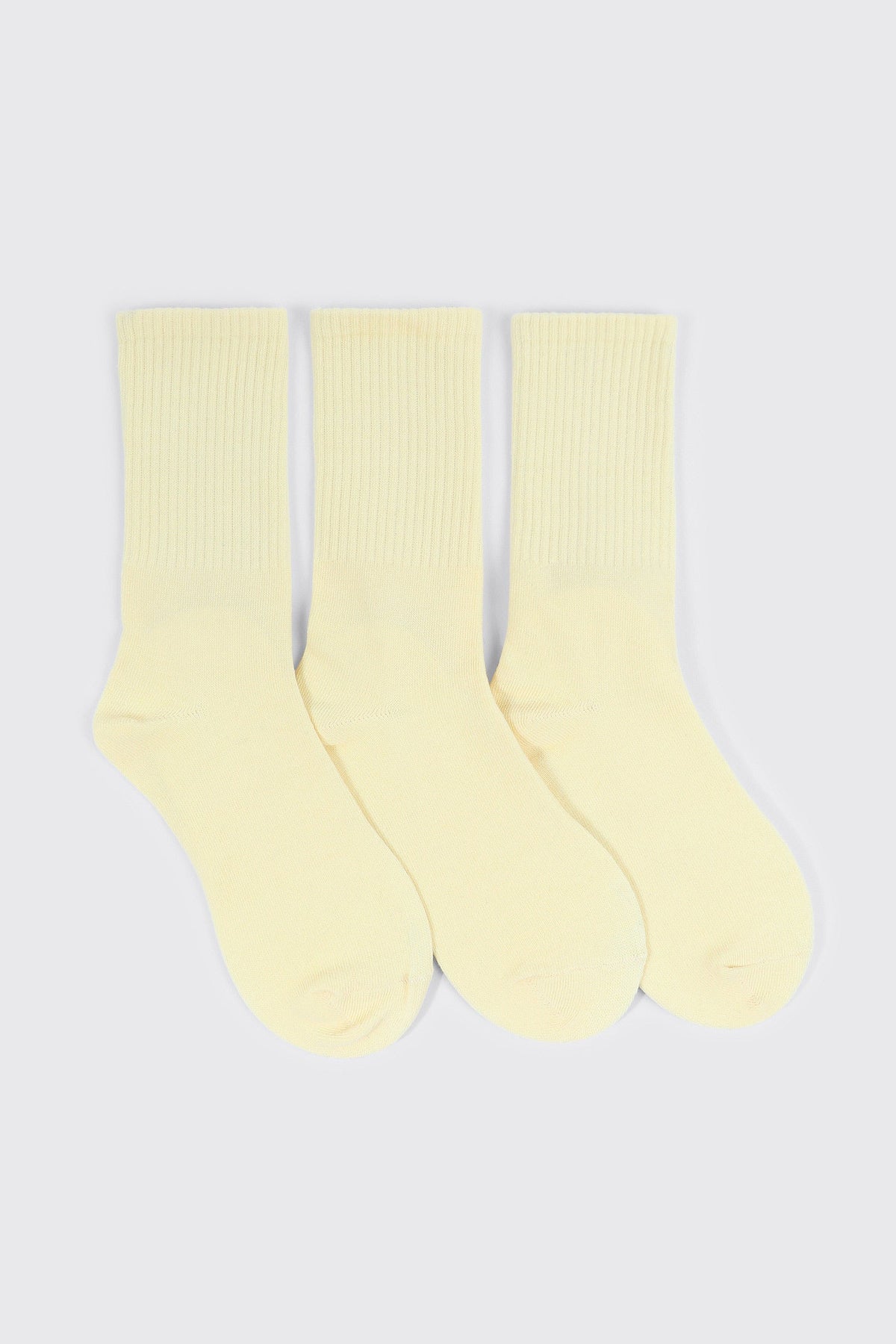3-Pack Rib Crew Socks