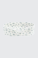 Floral Headwrap with Knot