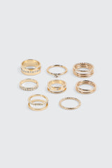 8-Pack Assorted Rings