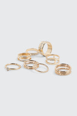 8-Pack Assorted Rings