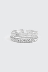 Multi Row Rhinestone Bracelet