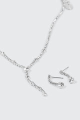 Y Necklace and Earrings Set
