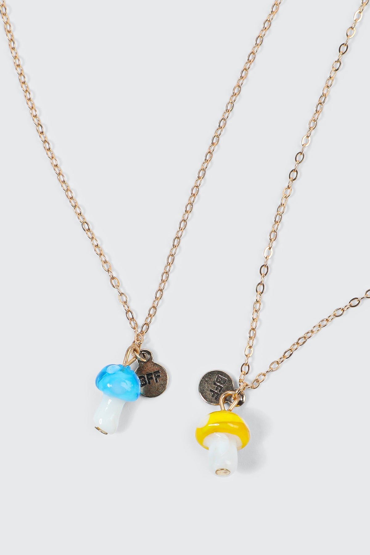 2-Pack Mushroom BFF Necklaces