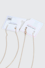 2-Pack Cat Face & Paw BFF Necklaces
