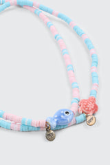 2-Pack Turtle & Fish Necklaces