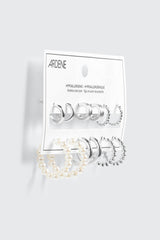 6-Pack Mixed Hoop Earrings