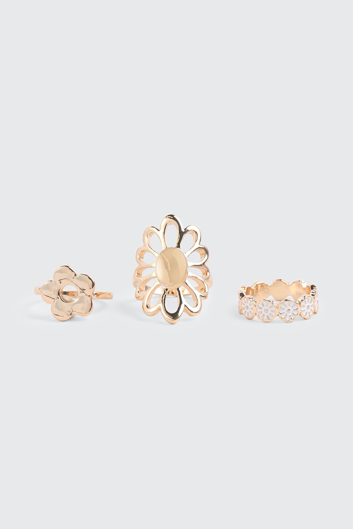 3-Pack Daisy Rings