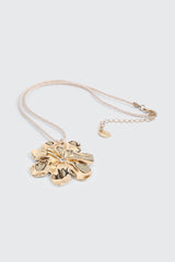 Braided Cord Pendant Necklace