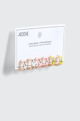 3-Pack Floral Mini Hoops