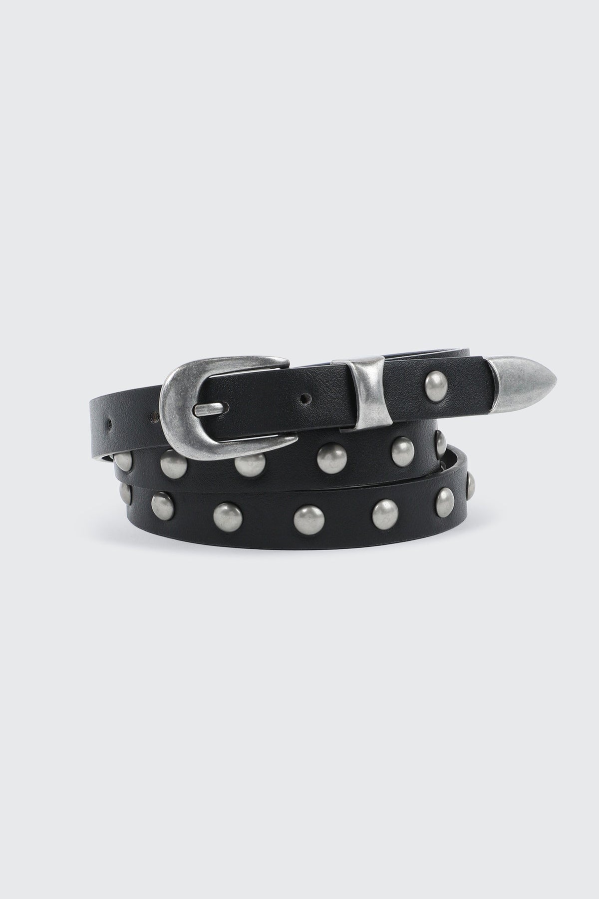 Studded Belt with Metal Tip