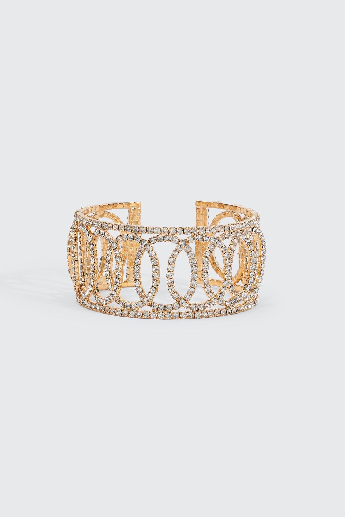 Rhinestone Loop Bangle