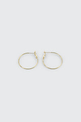 14K Gold Plated Hoop Earrings