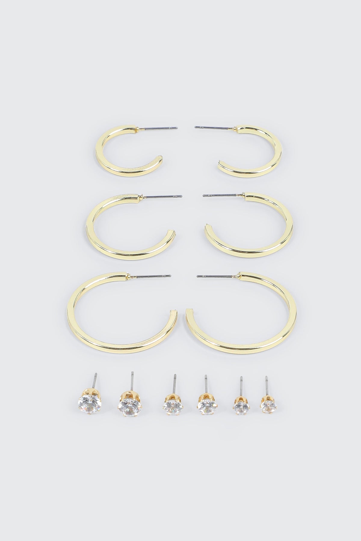 6-Pack 14K Gold Plated Earrings