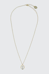 14K White Gold Plated flower pendant Necklace