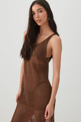 Sleeveless Crochet Cover Up