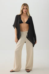 Crochet Trim Swim Cover Up