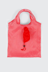 Striped Reusable Tote With Pouch