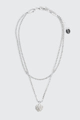 Two row heart Necklace