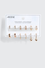 6-Pack Hoop Earrings
