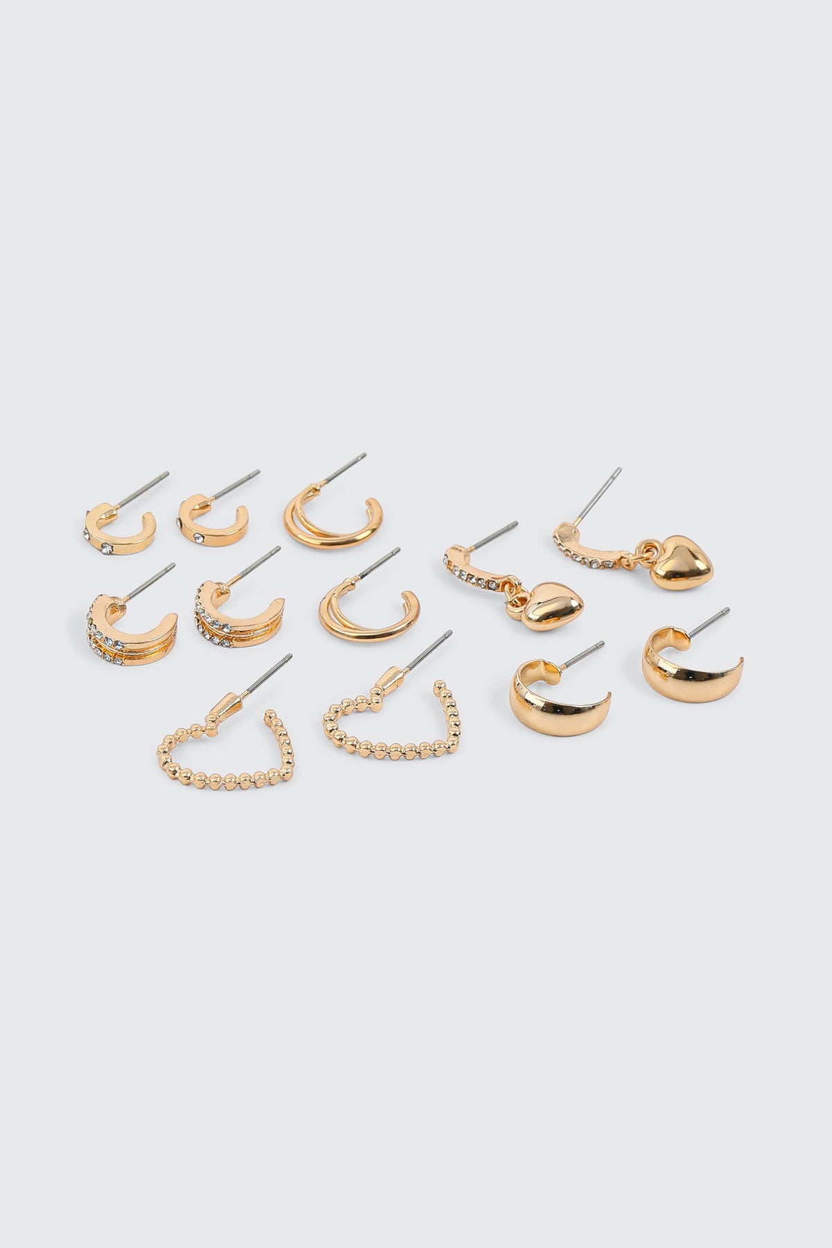 6-Pack Hoop Earrings