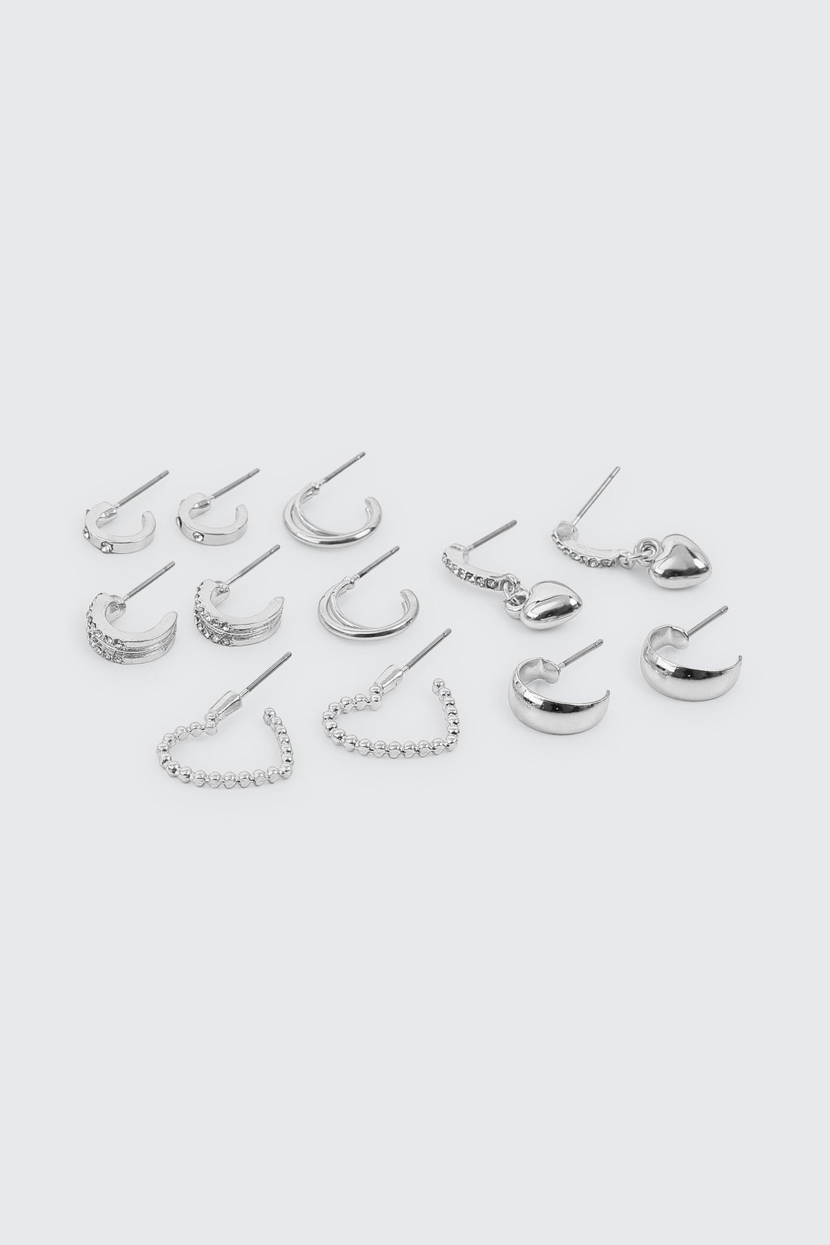 6-Pack Hoop Earrings