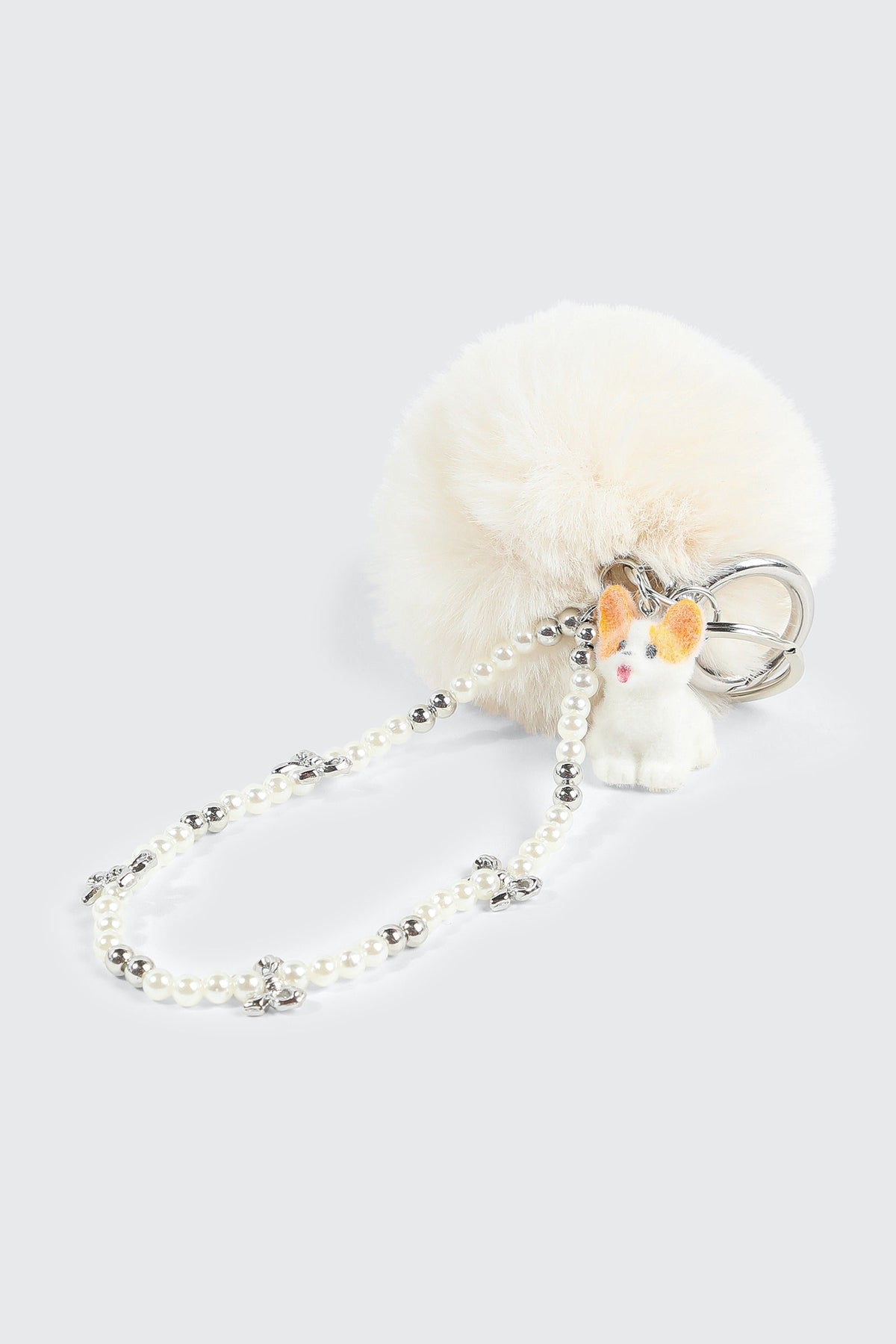 Corgi Faux Fur Keychain