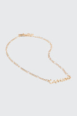 Capricorn Zodiac Chain Necklace
