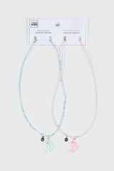 2-Pack Best Friend Dolphin Necklaces