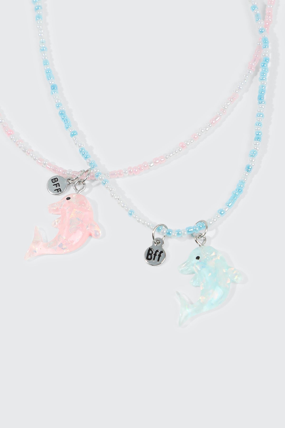2-Pack Best Friend Dolphin Necklaces