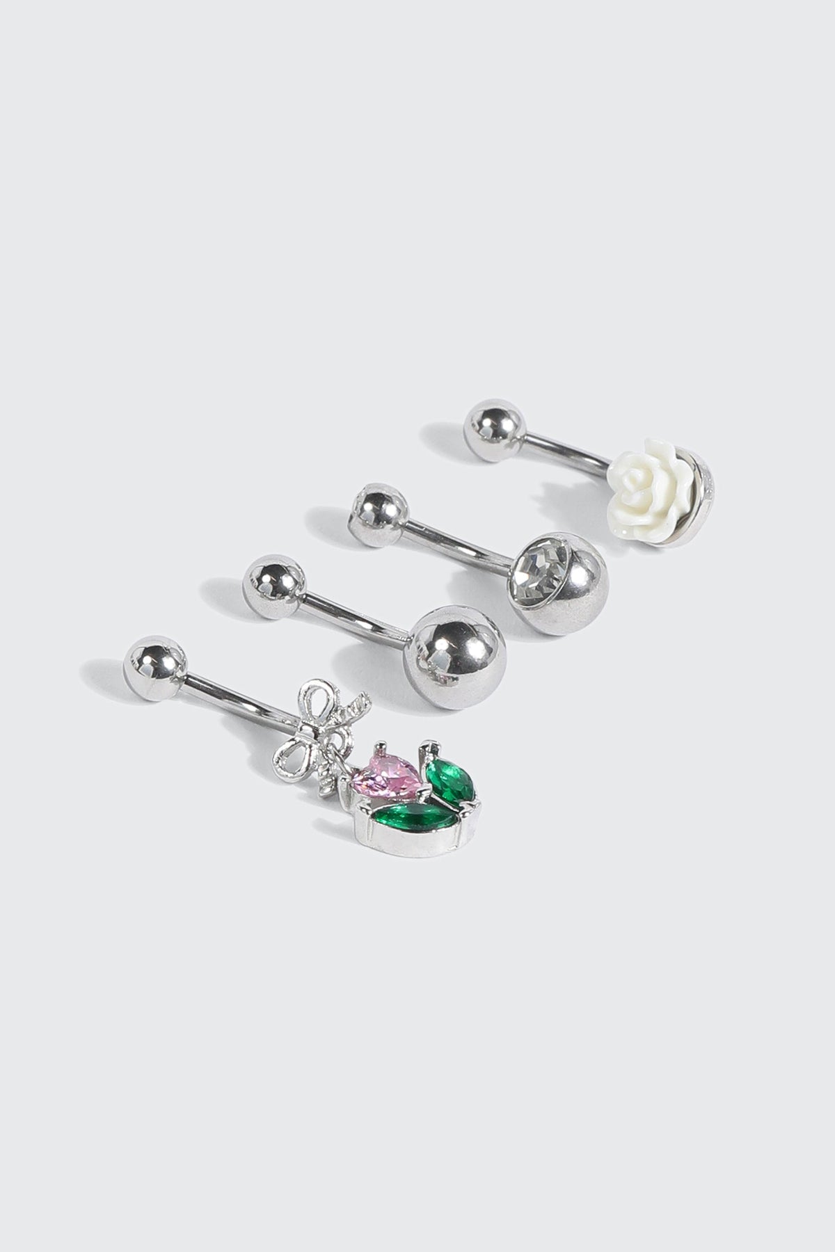4-Pack Navel Piercings