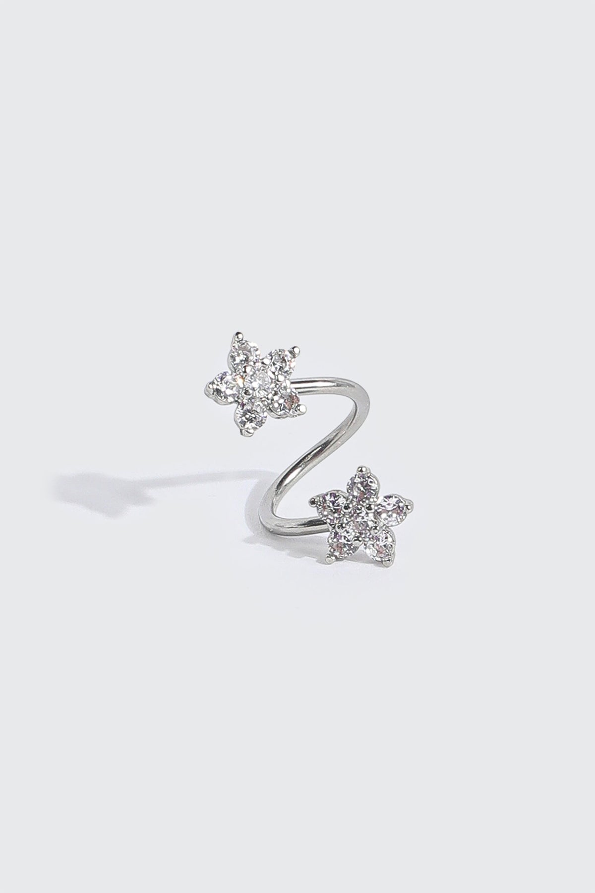 Twisted Flower Navel Piercing