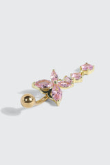 14K Gold Plated Navel Piercing
