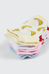 4-Pack Fruit Ankle Socks
