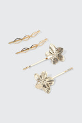 4-Pack Sculpted Hair Pins