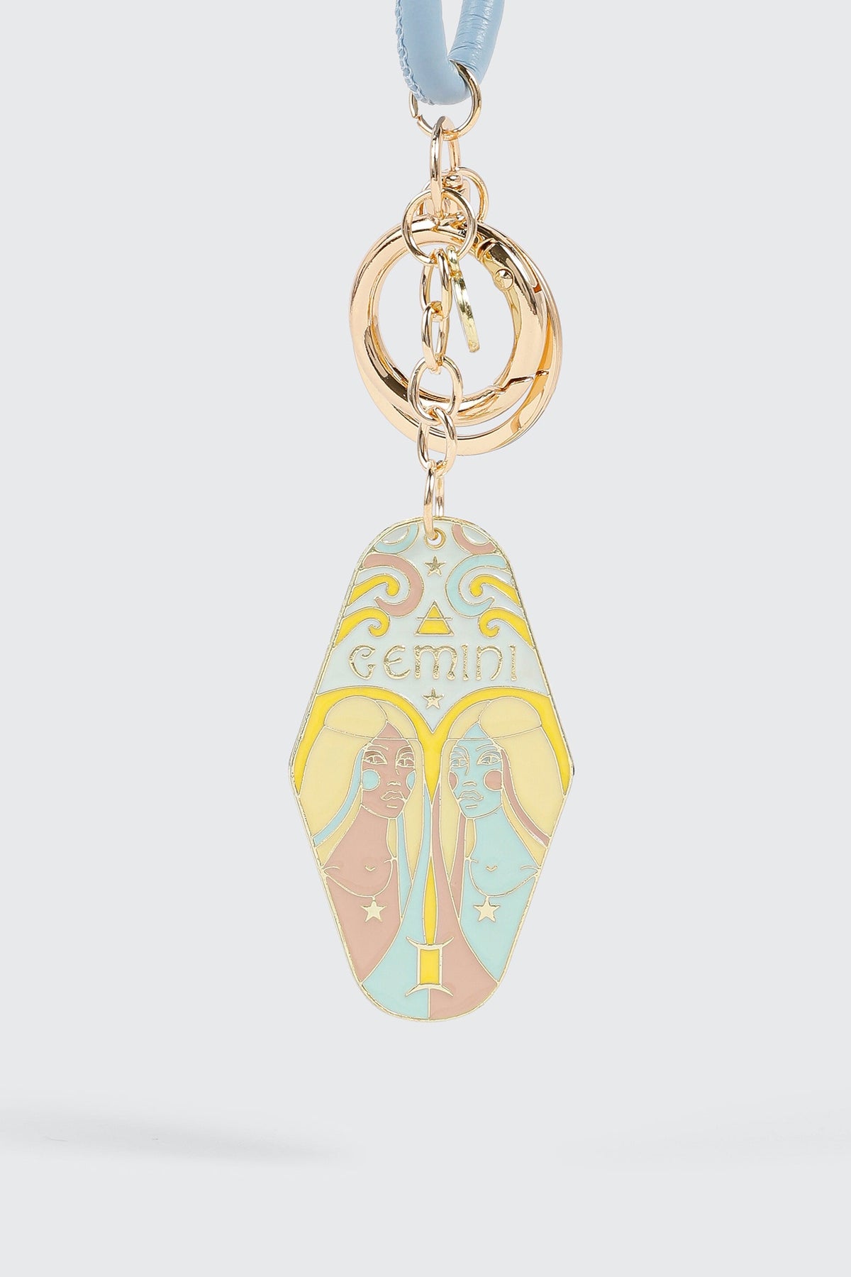 Gemini Zodiac Keychain