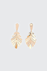 Palm Leaf Dangle Earrings