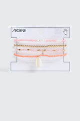 4-Pack Beaded Stretch Bracelets
