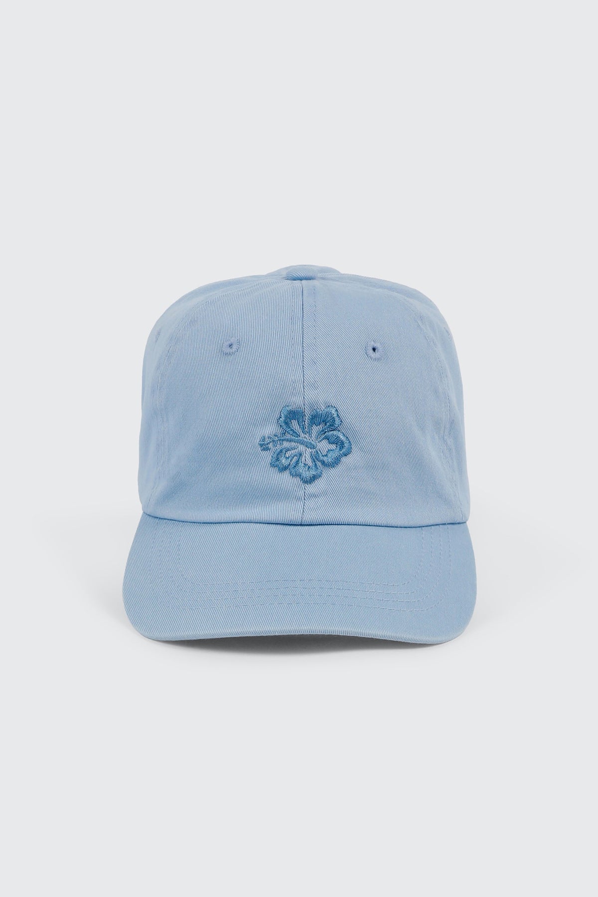 Hibiscus Embroidery Baseball Cap