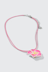 Hibiscus Pendant Necklace