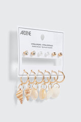 Shell Charm Earring Set