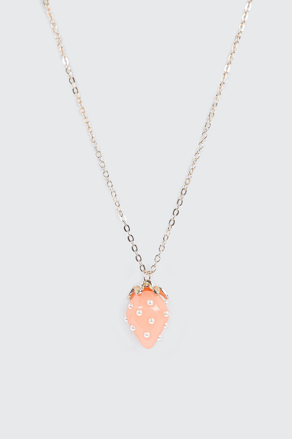 Strawberry Pendant Necklace
