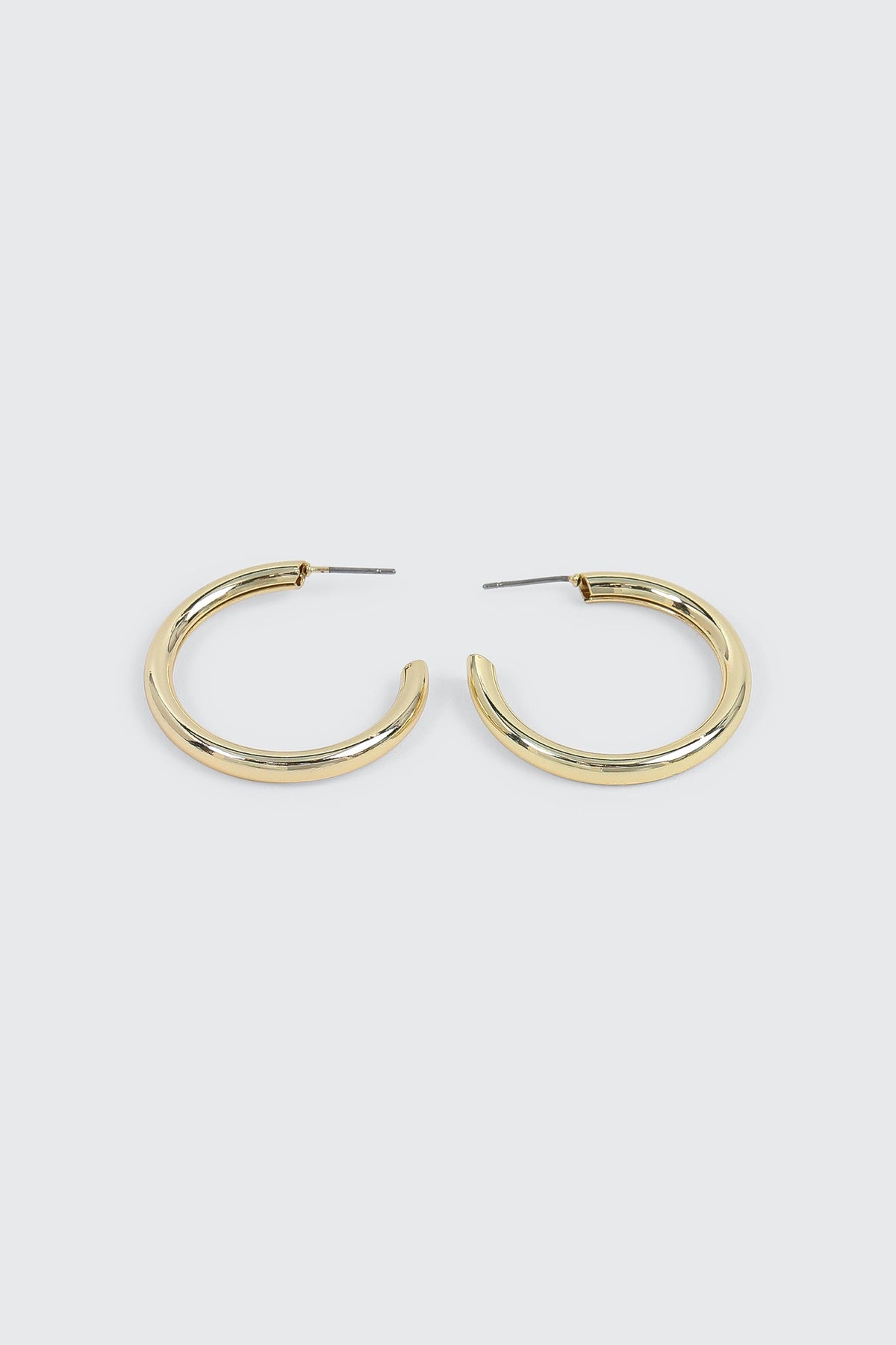 14K Gold Plated Tubular Hoops