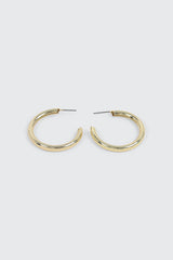 14K Gold Plated Tubular Hoops