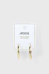 14K Gold Plated Tubular Hoops