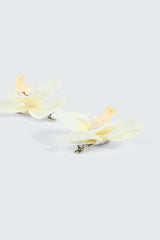 2-Pack Orchid Flower Hair Clips