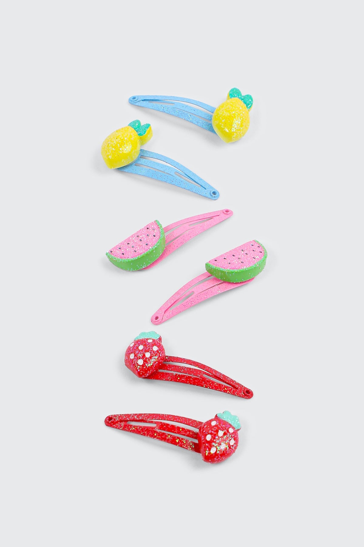 6-Pack of Fruit Hair Clips