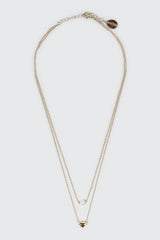 Heart & Pearl 14K Gold Plated Necklace