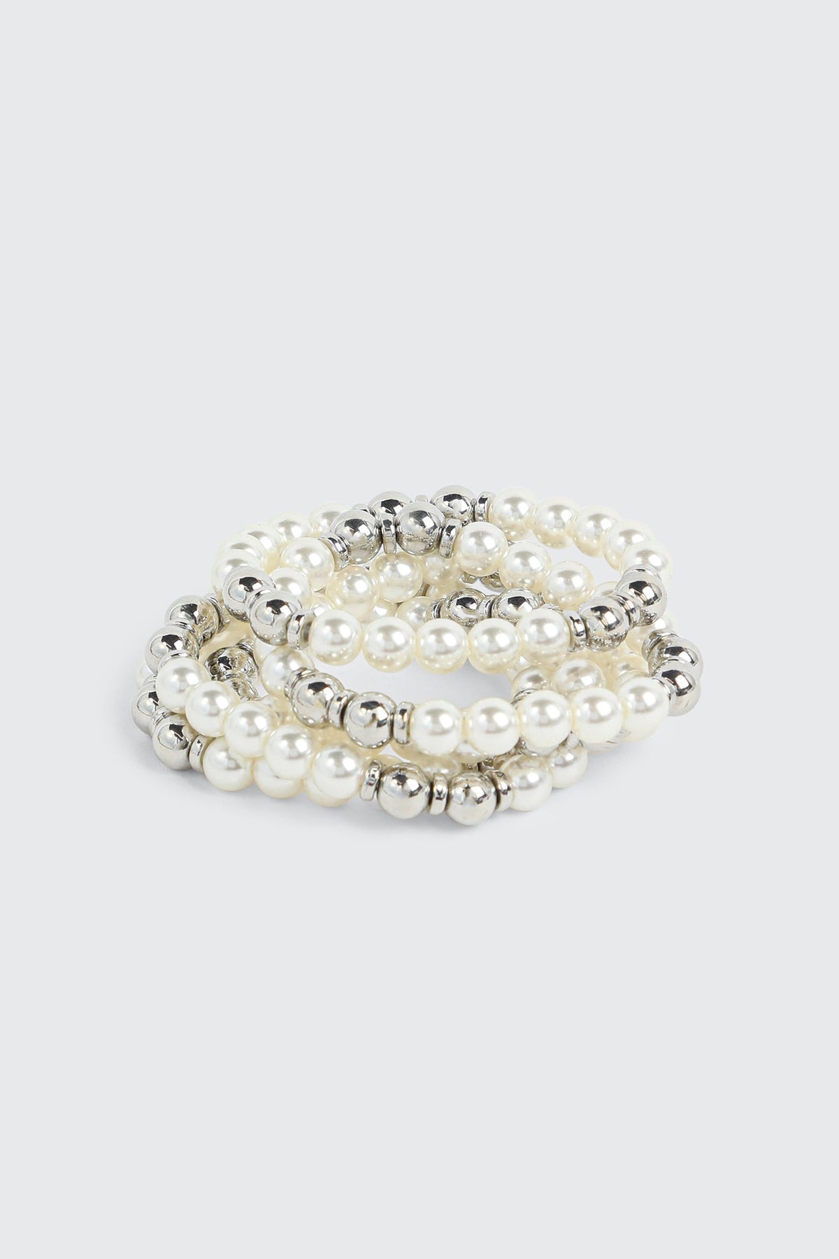 3-Pack Faux Pearl Bracelets