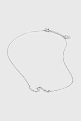 16 Inch Stainless Steel Wave Necklace