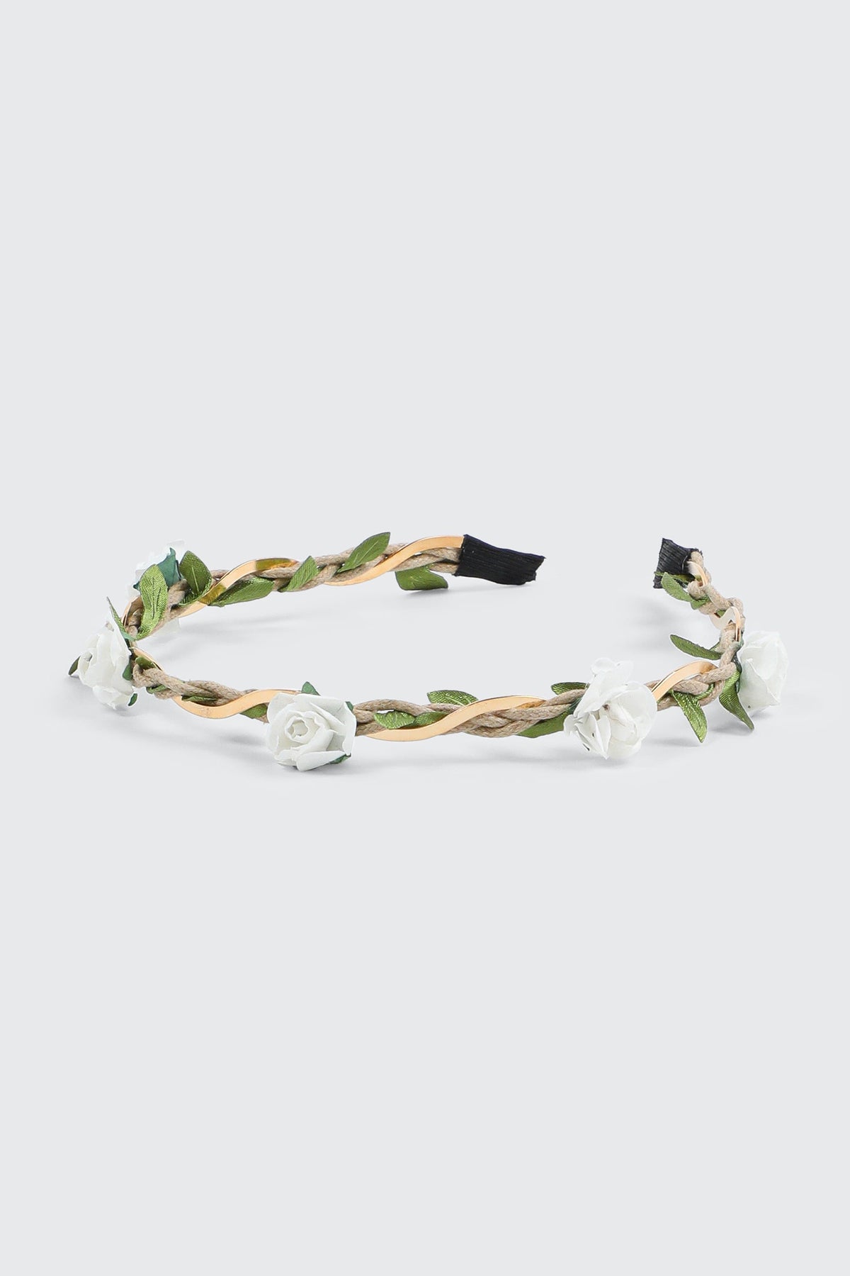 Braided Rose Headband